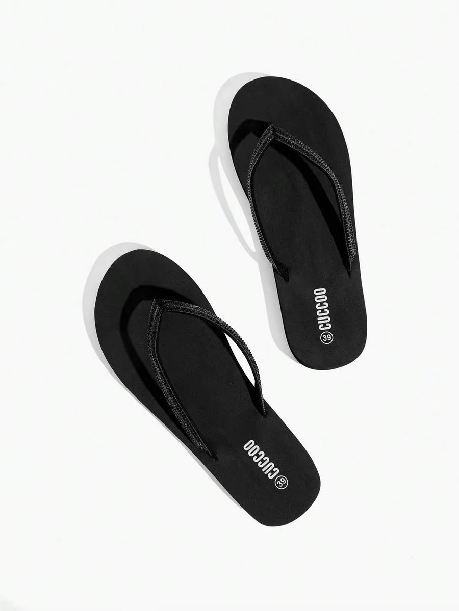 Grefit Ladies Rhinestone Decorative Flip-Flops, Charming Summer Flip-Flops, Suitable For Summer Vacation, Parties, Spring, Leisure Beach Wind Occasions.